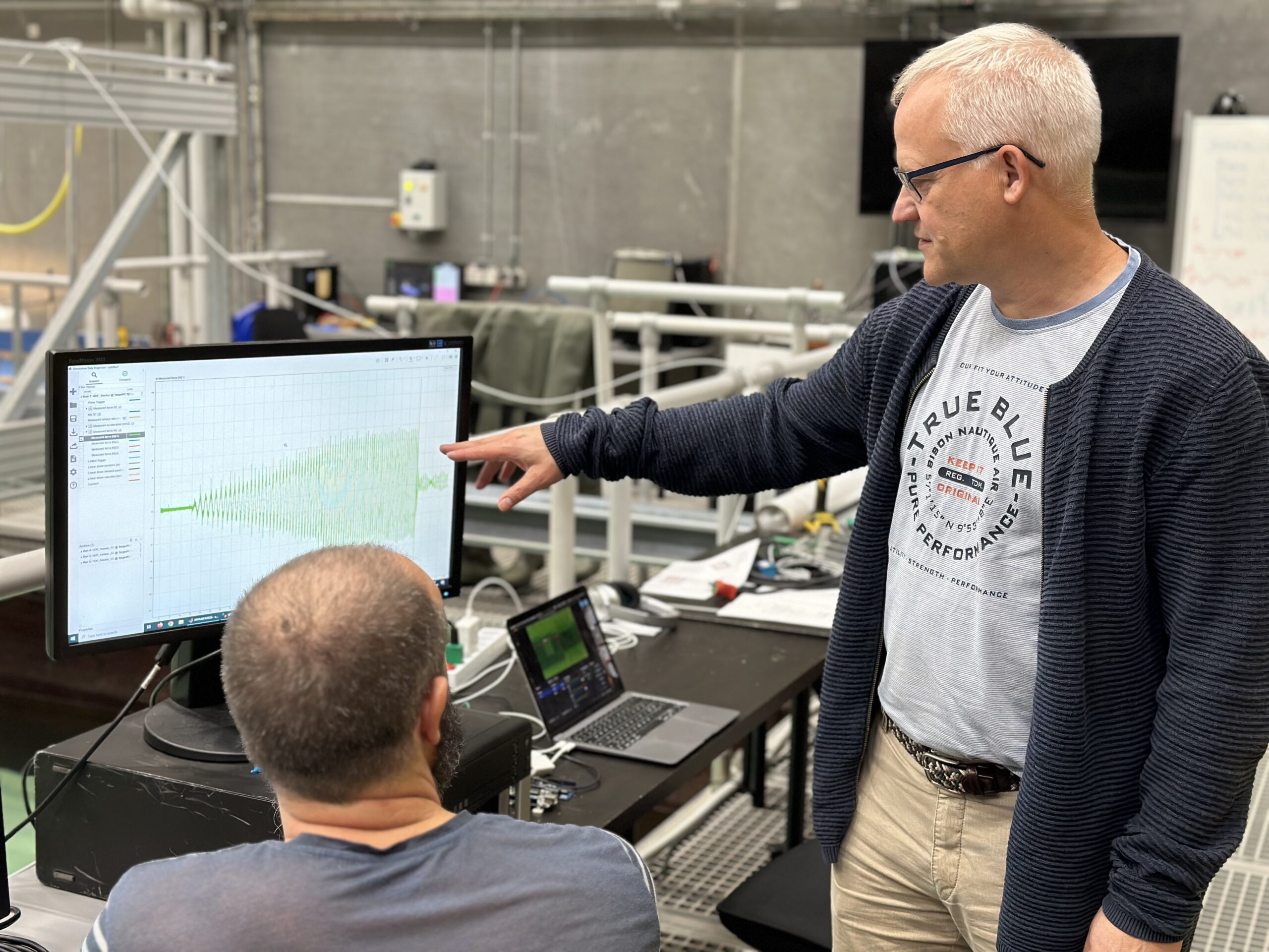 The second set of wave tank tests has been completed successfully